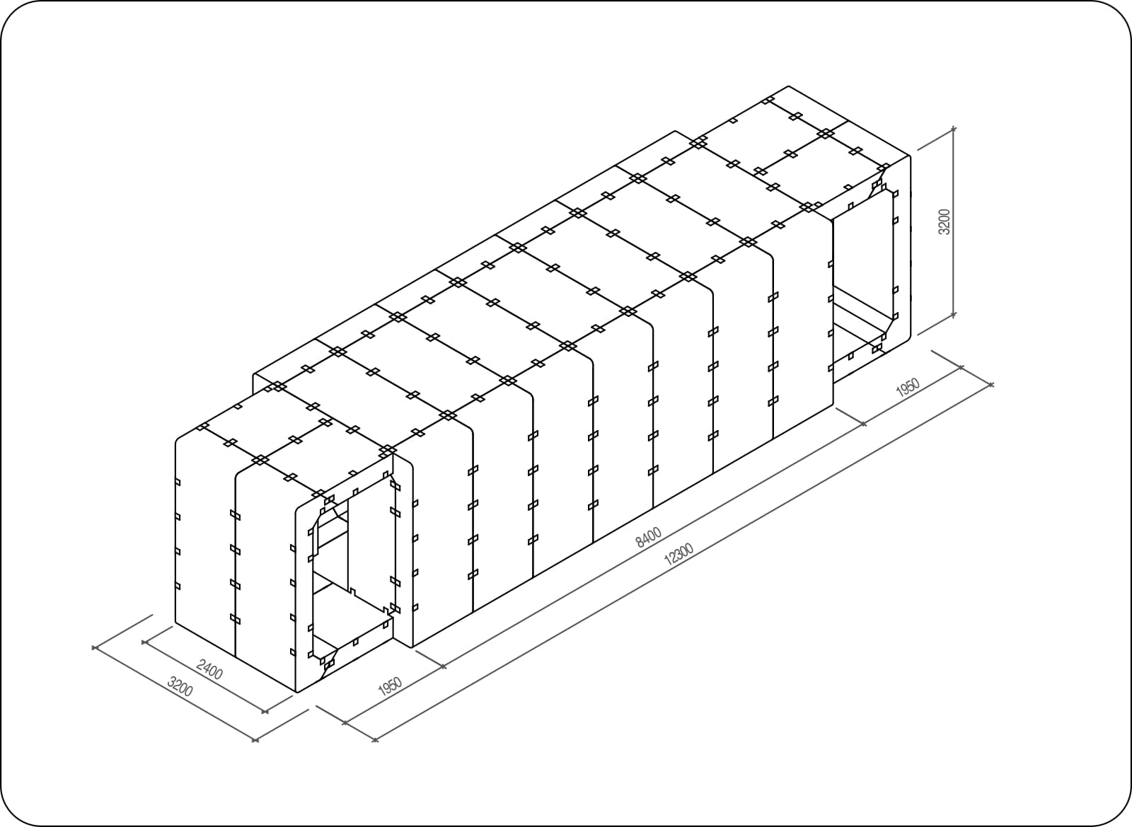 Anti-radiation shelter ARCA NOVA 3.2 · 32 persons